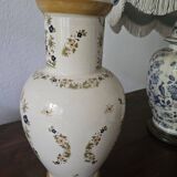 Moustier vase signed