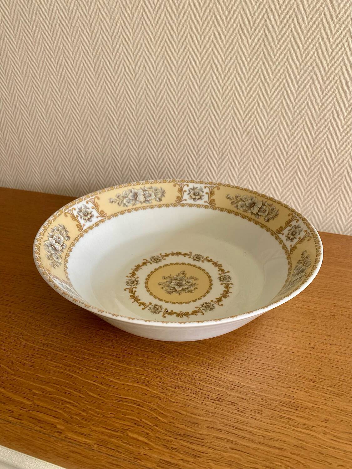 Service à dessert La S. Marco métal argenté et porcelaine