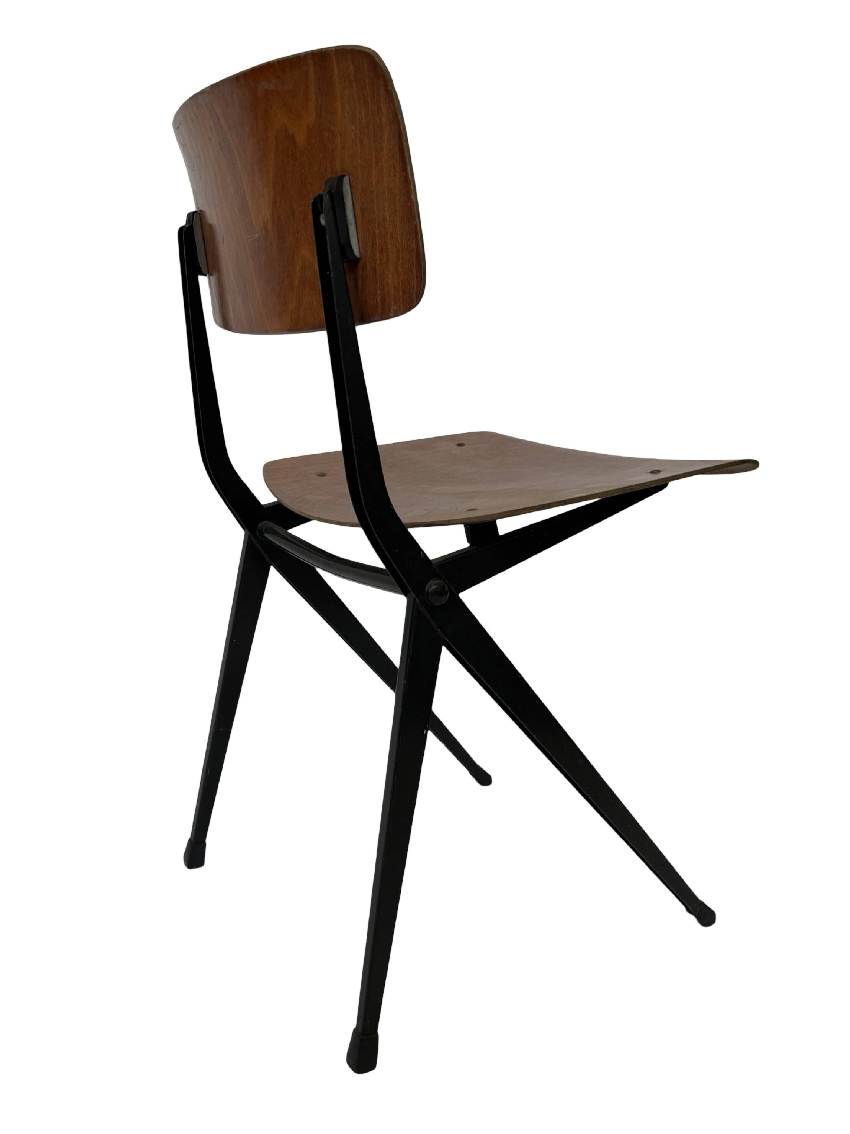 Mid Century Spin Chair 102 Ynske Kooistra for Marko Holland School chair