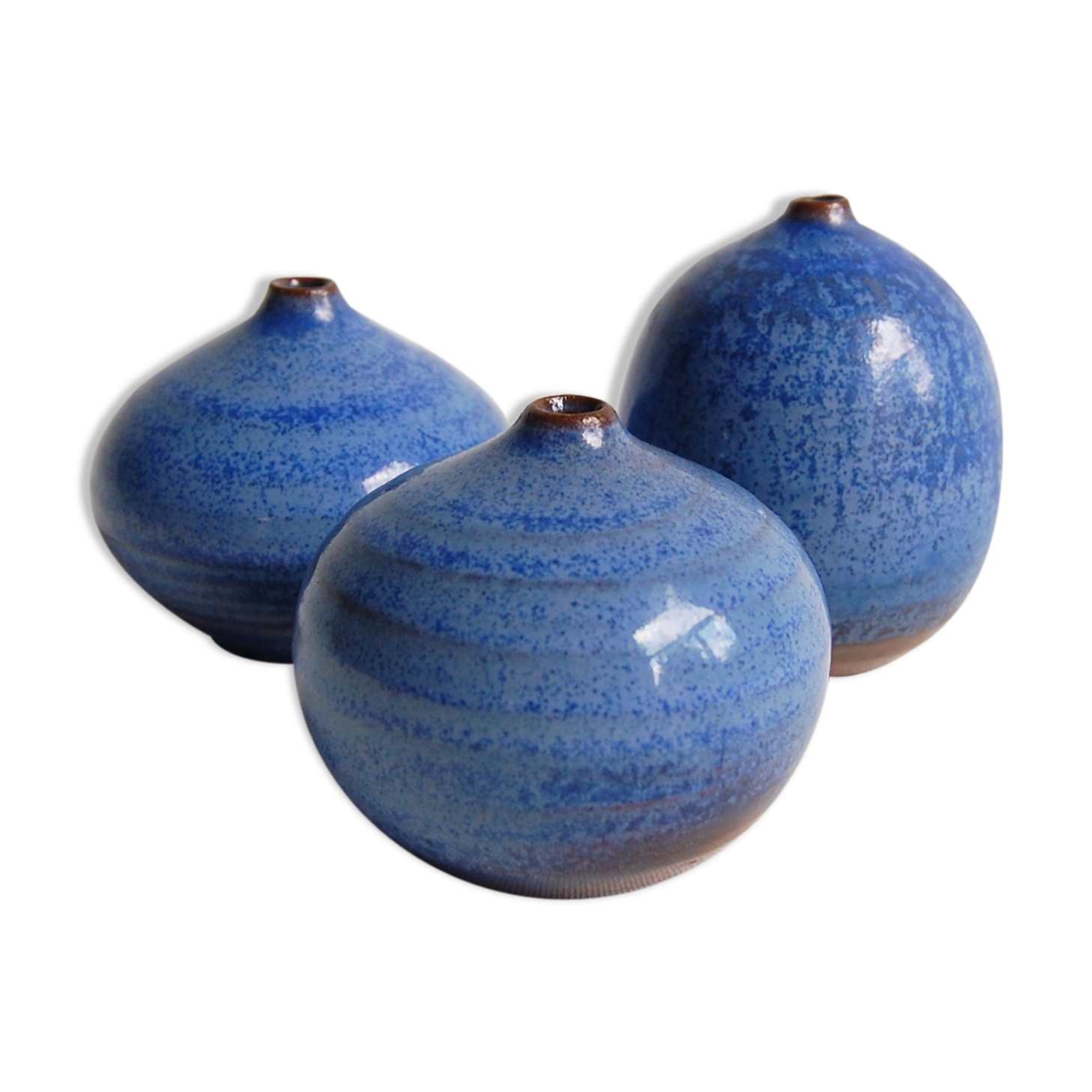 Antonio Lampecco Blue Ceramic Trio