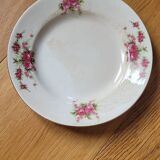 9 antique dessert plates