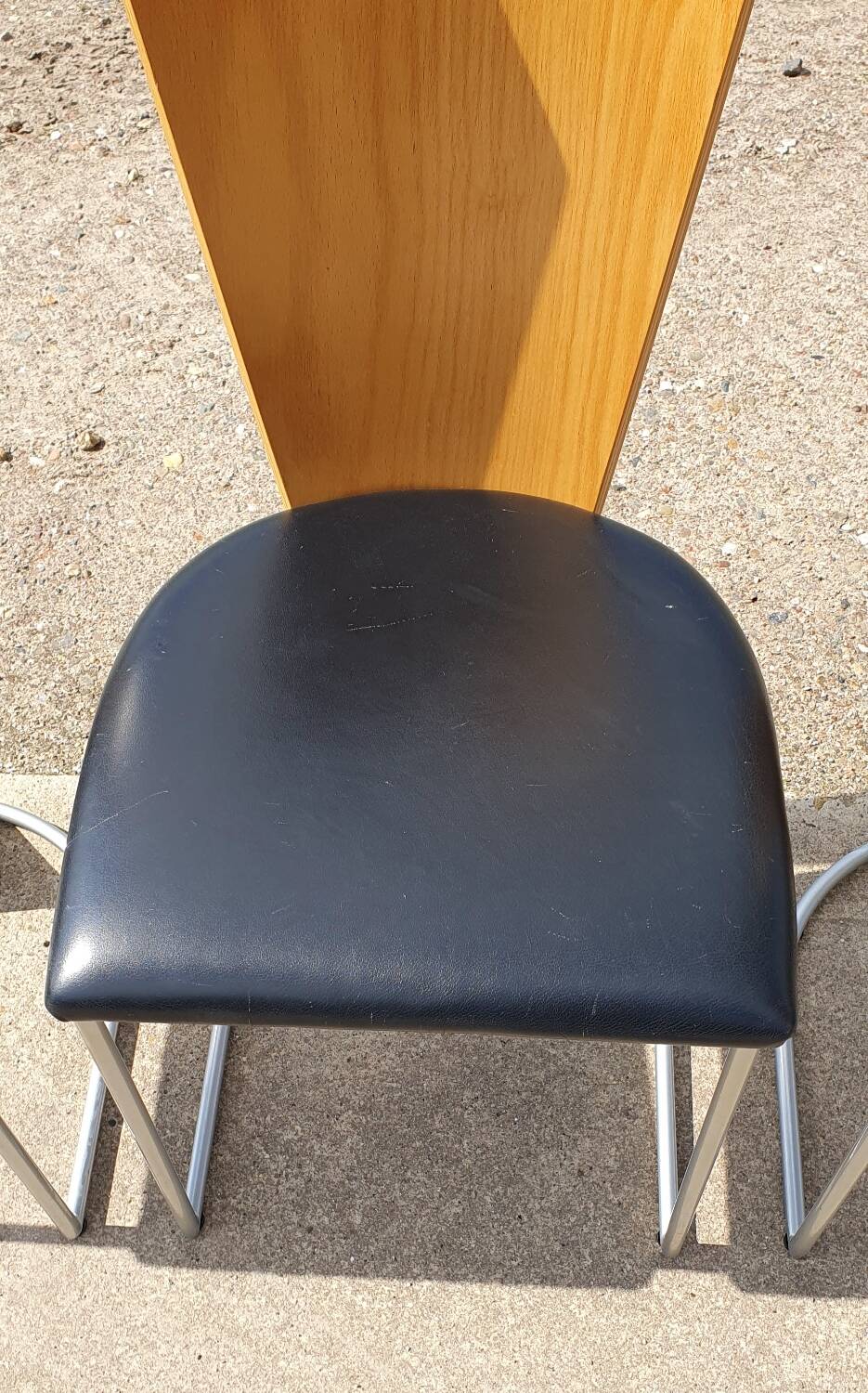 Set 4 Vintage postmodern Dutch design Memhis style Harvink Zino chair