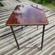 Formica and brass coffee table