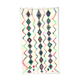 Berber carpet azilal 255x145 cm knoted hand in Morocco