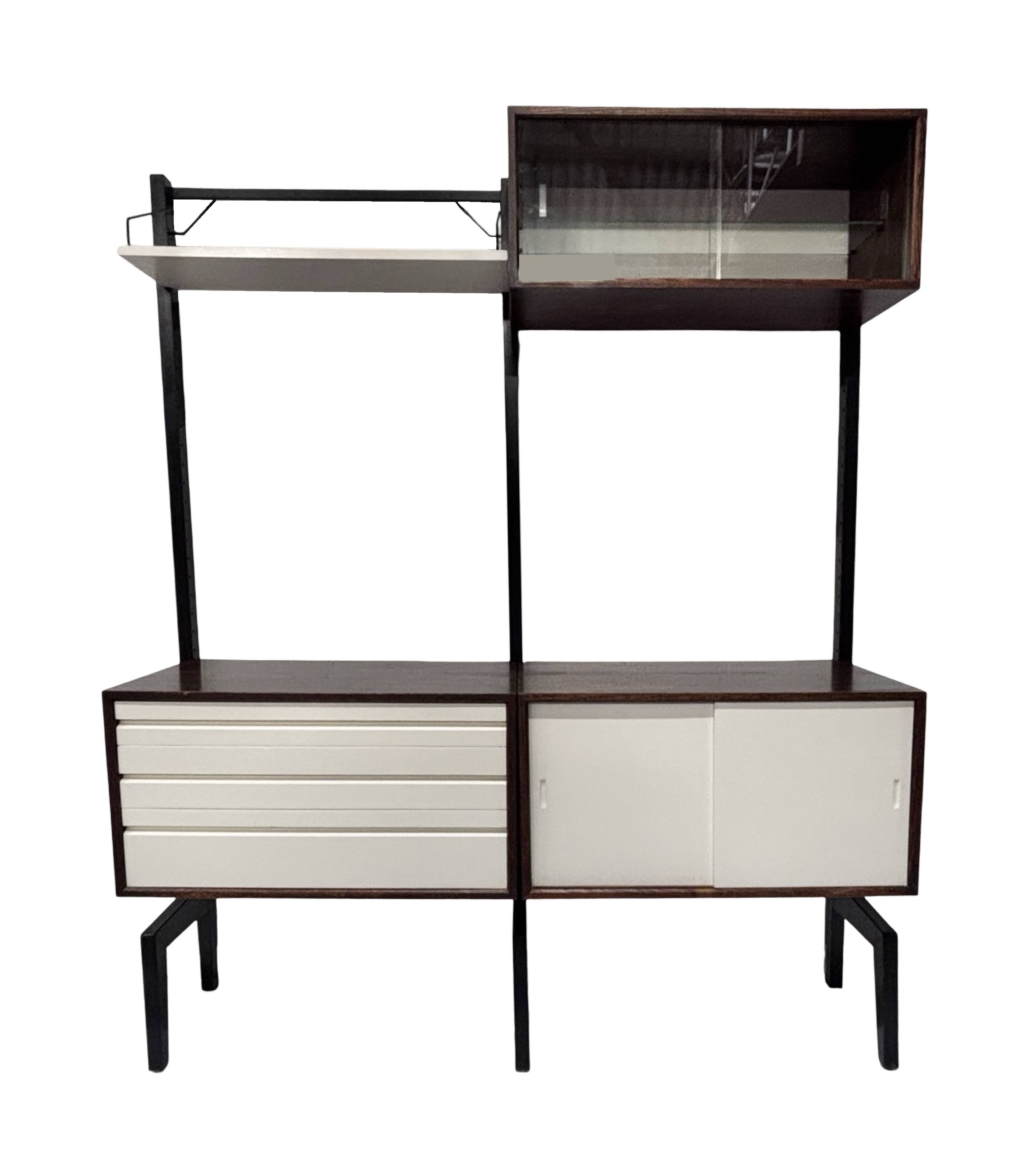 Vintage Poul Cadovius Royal System Wall System Freestanding