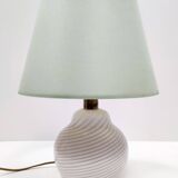 Pink Murano Glass Table Lamp by Lino Tagliapietra Produced by Paf, Italy 1980s