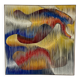 Textile sculpture-painting: The Dance of Colors