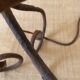 Wrought iron foot and its new 2M fabric cable