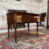 Men's dressing table in mahogany stamped period Louis XVI XVIII th century