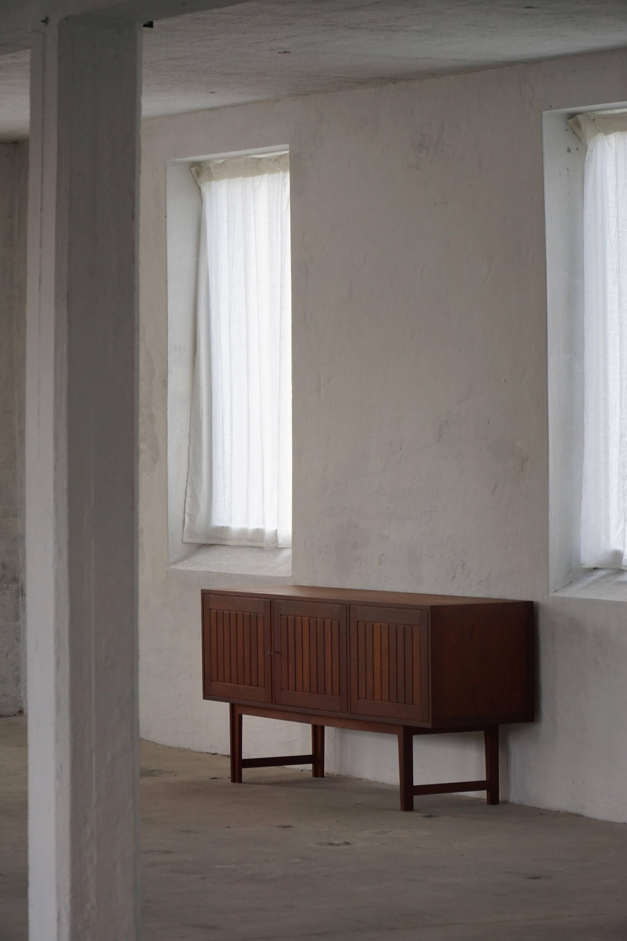 Kurt Østervig, teak buffet base, VAMO, modern Scandinavian mid-century, 1960s