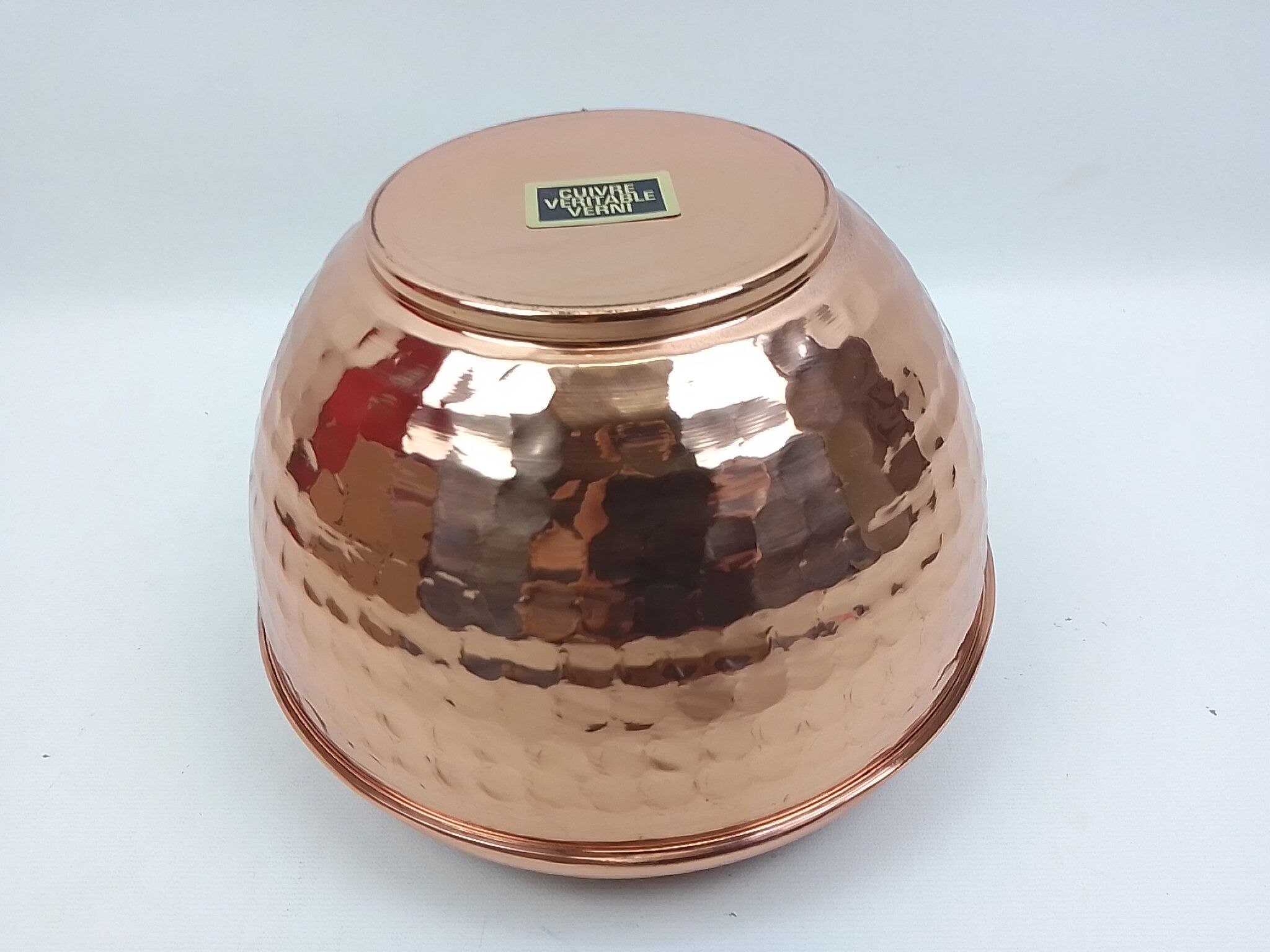 Copper pot cover 14.5 cm