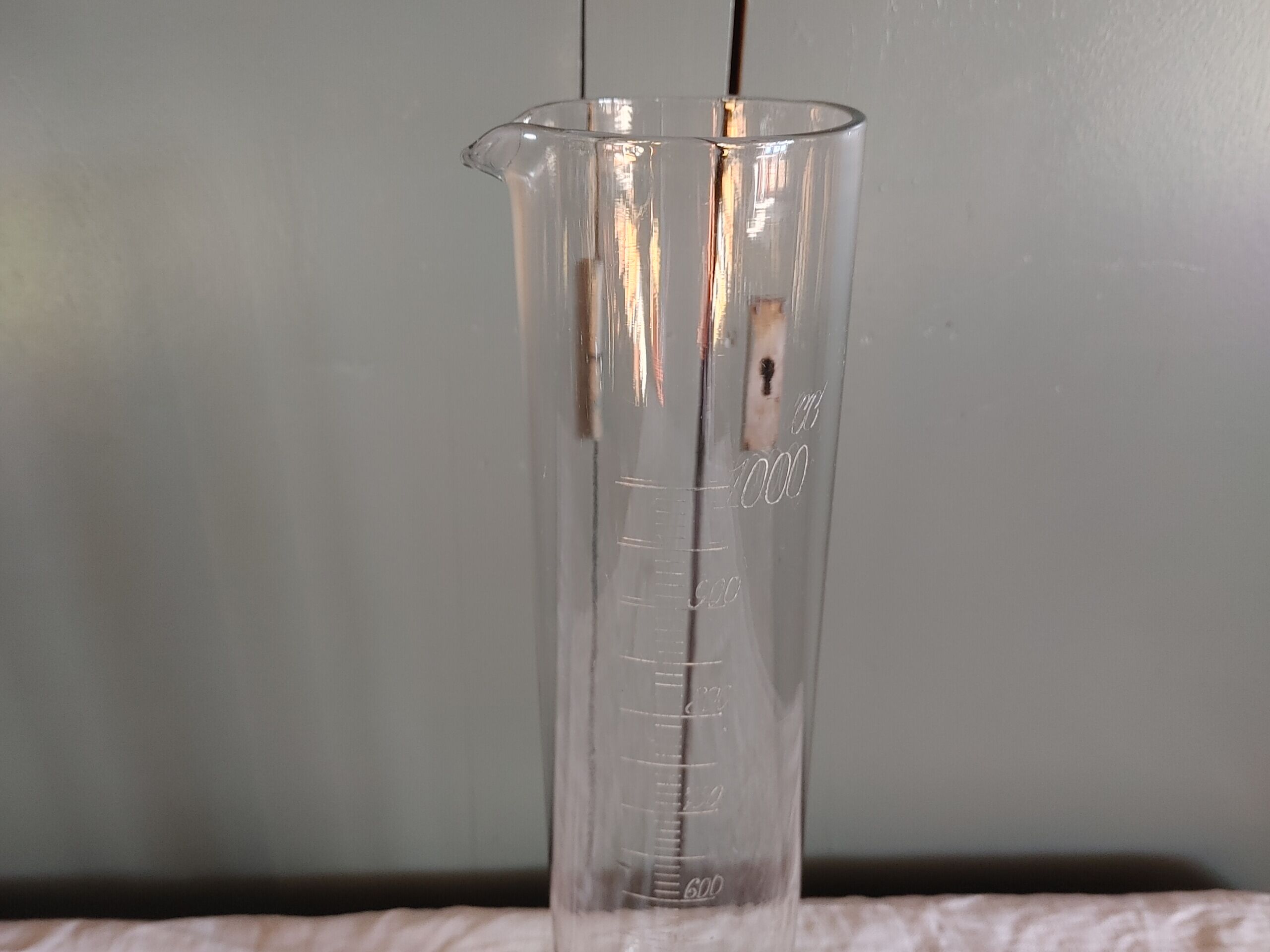 Vase vintage graduated specimen