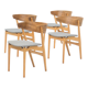 Set of four ‘no. 7’ dining chairs by helge sibast