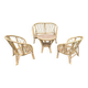 Garden furniture set rattan children 50s 60s armchair table bench