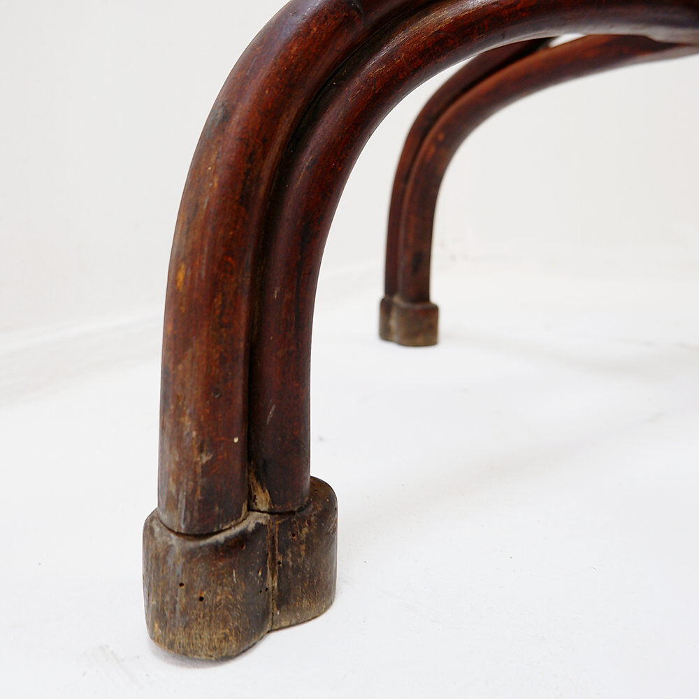 Grand portemanteau "Perroquet" en bois courbé style Thonet – Début du 20ème siècle