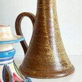 3 vintage ceramic craft candle holders