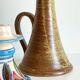 3 vintage ceramic craft candle holders