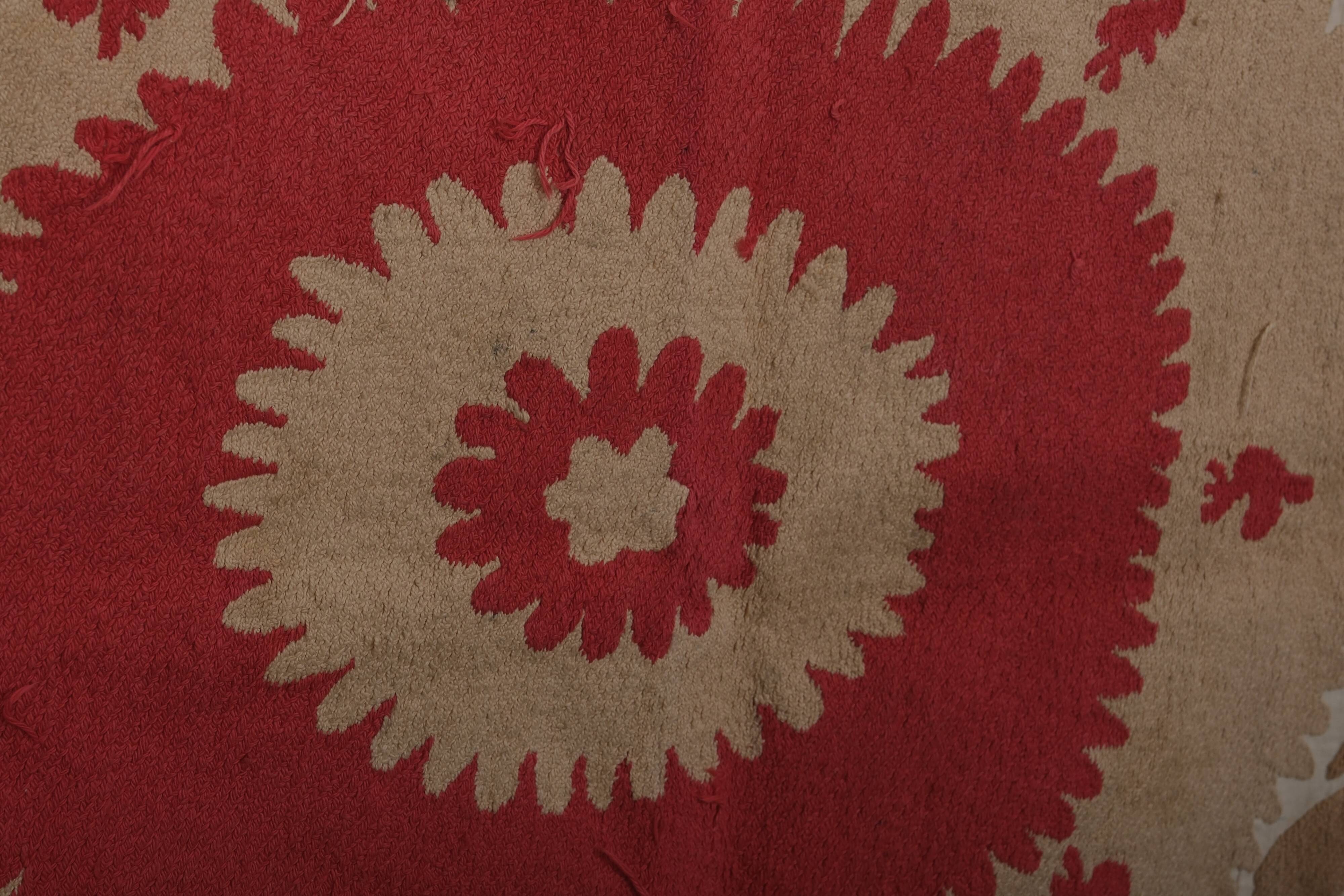 Tapis noué à la main, tapis turc vintage 136x140 cm