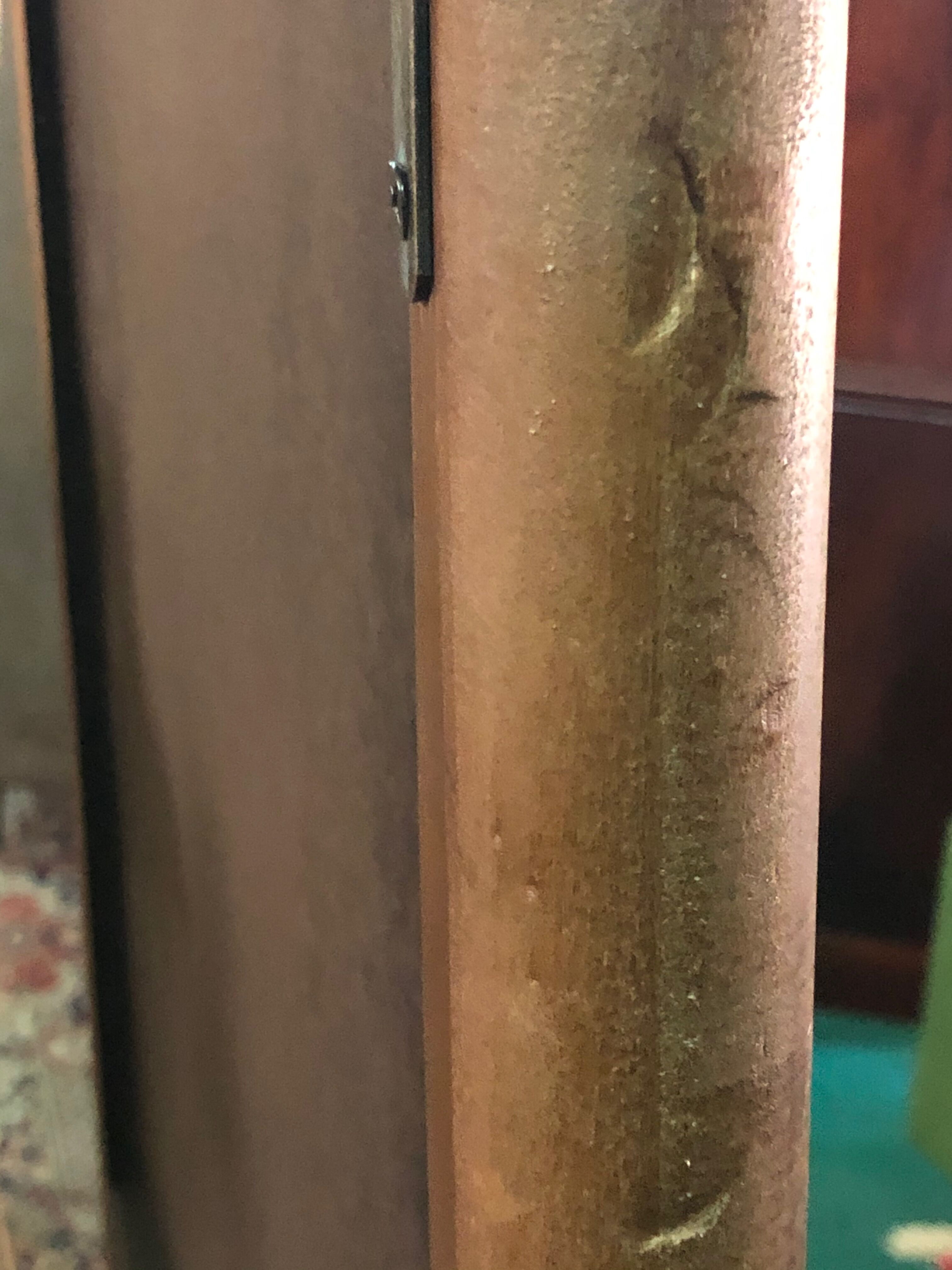 Scandinavian mirror has to back or hang 90'S 54x170cm