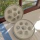 12 oyster plates Moulin des loups with dish