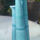 "Organ" triple soliflore vase in artisanal ceramic