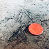 Coffee table in green marble and brass circa 50/60