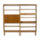 Bertil Fridhagen for Bodafors blond oak bookcase