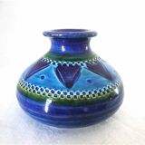 Small vase Aldo Londi Bitossi Rimini blu