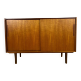 Danish teak sideboard with sliding doors – 1960s