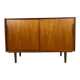 Danish teak sideboard with sliding doors – 1960s
