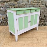 Green and white Parisian buffet