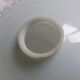 White opaline daylight and transparent wavy edge