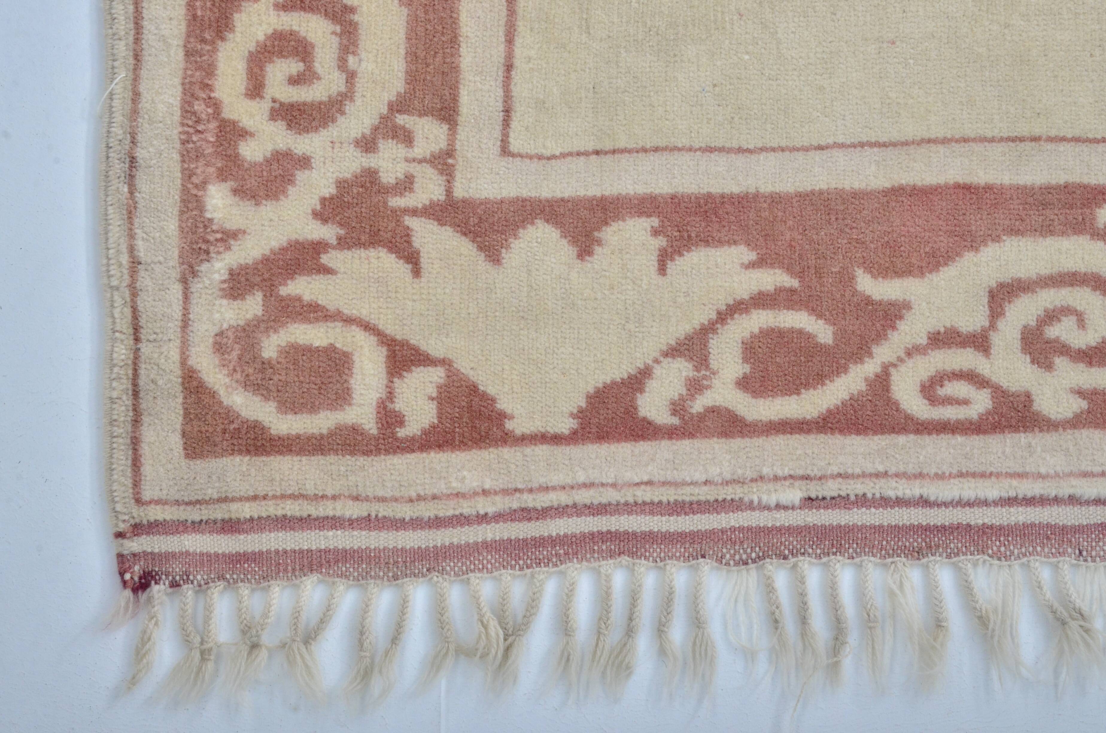 Turkish Oushak handmade rug sku 3597