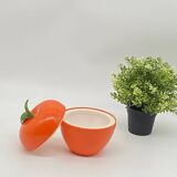 Ice cube bucket vintage apple, orange