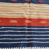Multicolored Berber kilim carpets