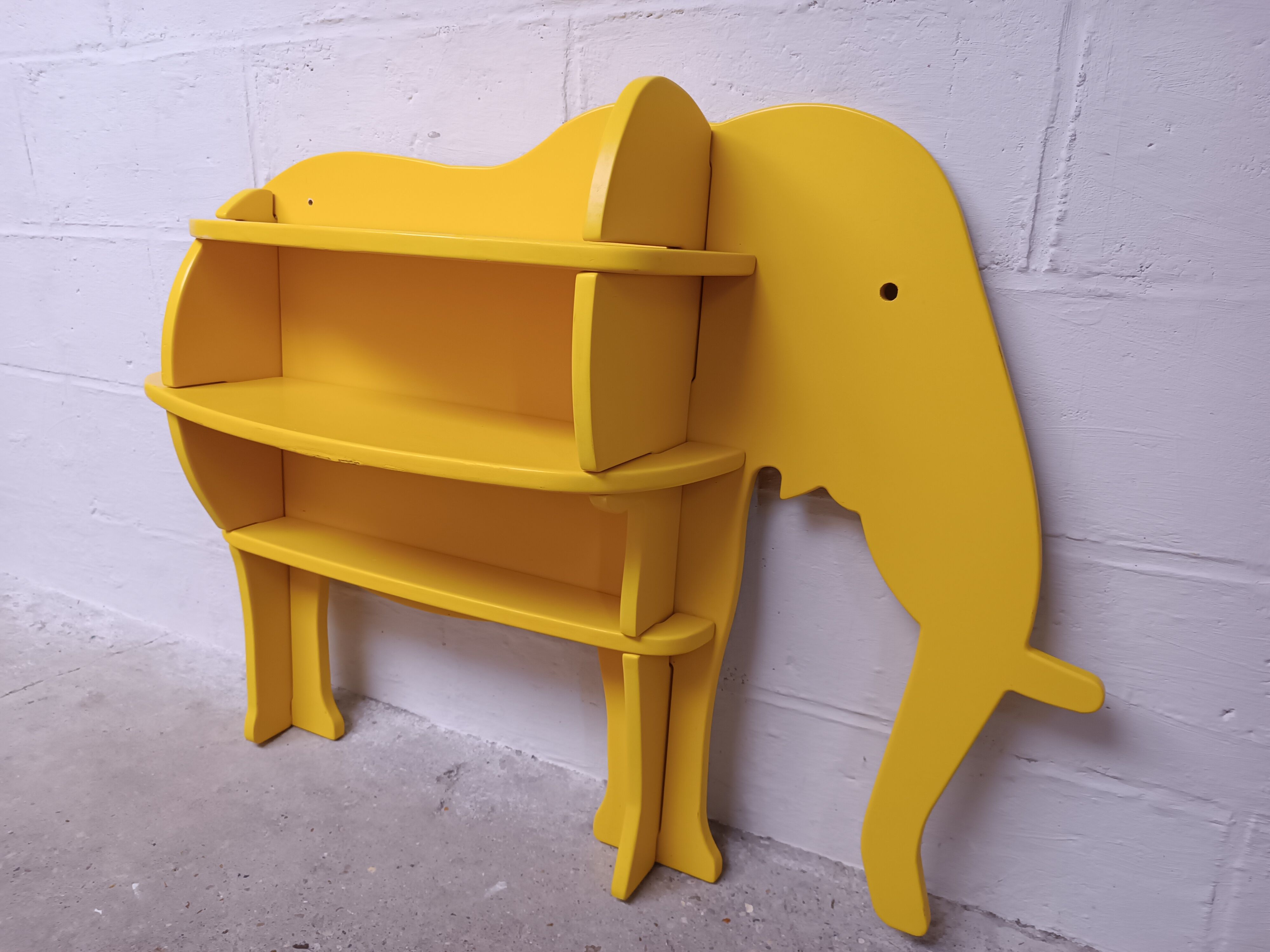 Habitat elephant wood bookcase 1980