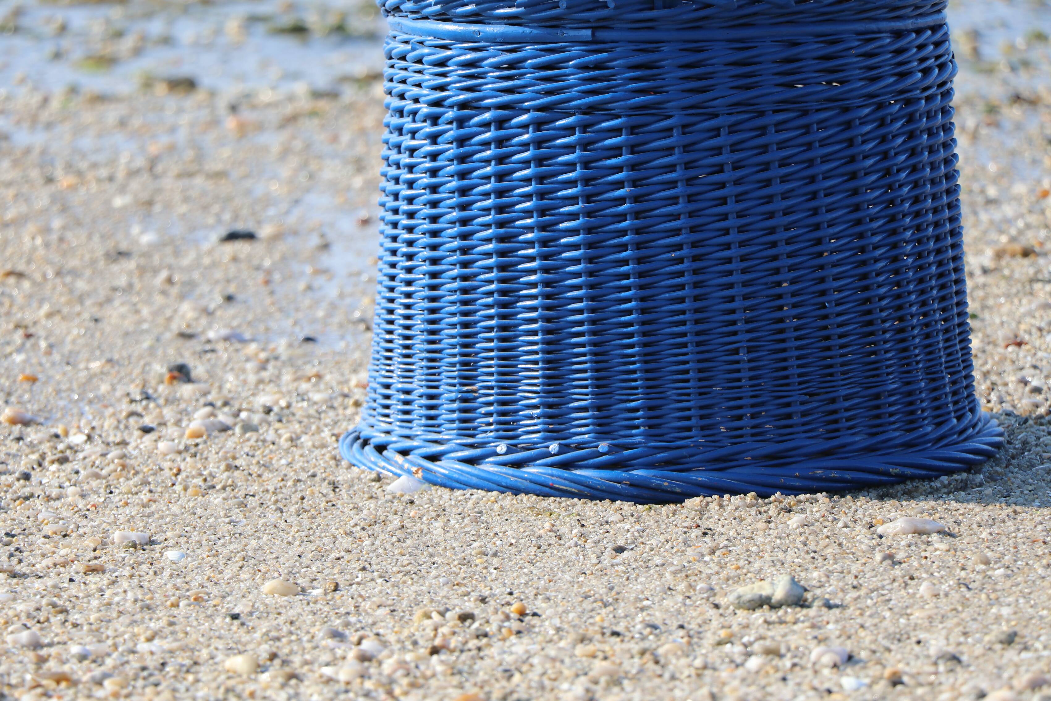 Wicker armchair, basketry – Ouessant - Brittany