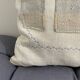 Cushion in old canvas Kilim style