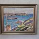 Torsten Torstenson (1901-1974), Swedish Modern Painting, 1950s, Oil on Canvas, Framed
