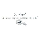 HERMES Paris Collection Attelage 8 Plates