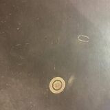 Louis XVI type desk in cherry wood and leather