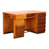 Vintage laminated desk with drawers, Italian design 1960s