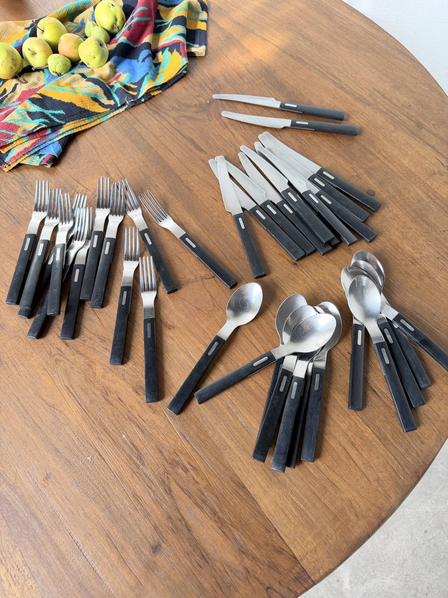 Lot of vintage Ikea cutlery by Olle Gyllang.
