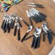 Lot of vintage Ikea cutlery by Olle Gyllang.