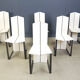 Chaises de salle à manger postmodernes, ensemble de 6 - années 1980