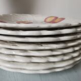 Sarreguemines Cavaillon fruit plates