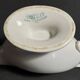 White iron earth sauce boat from Creil and Montereau, late 19th century