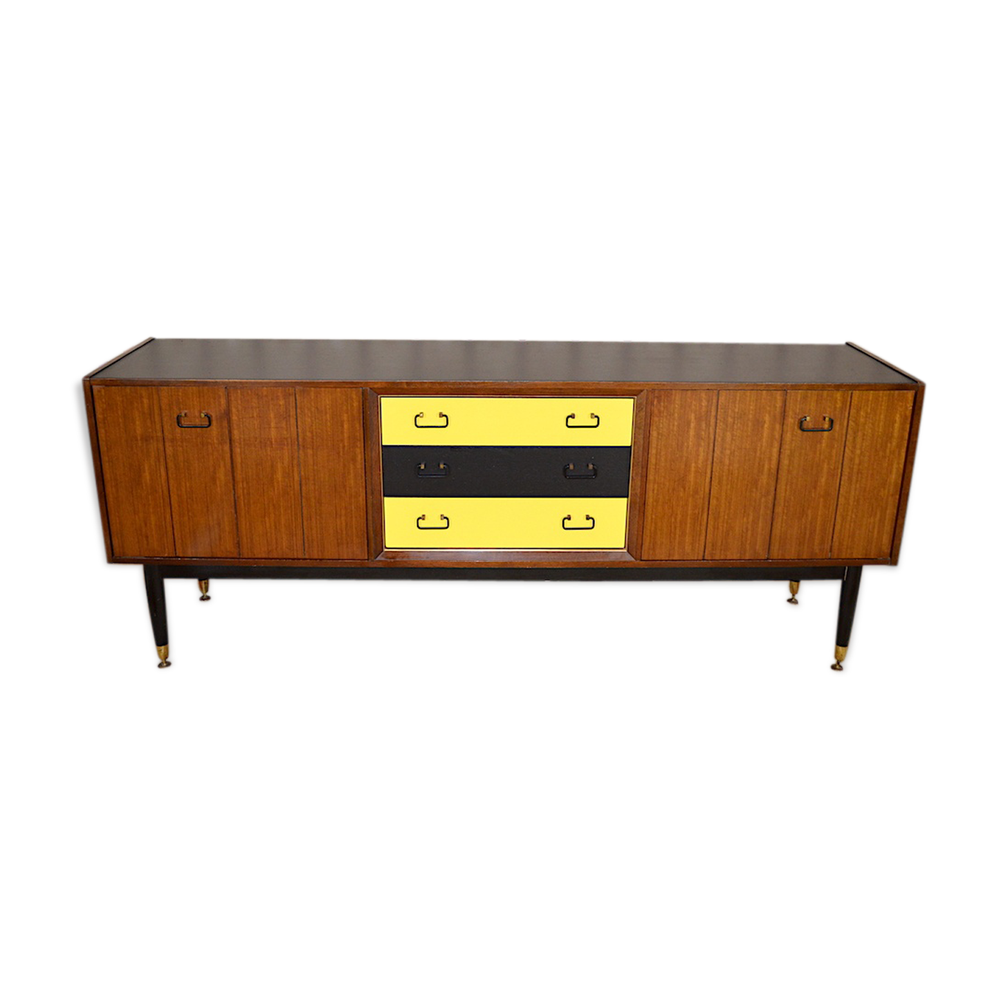Scandinavian sideboard & vintage revamped teak