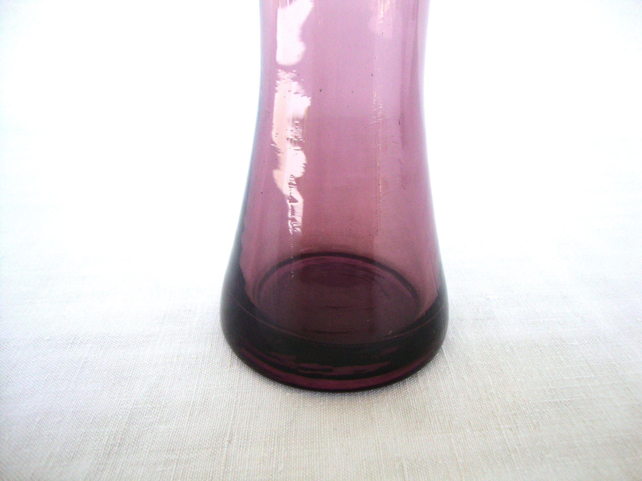 Blown glass vase