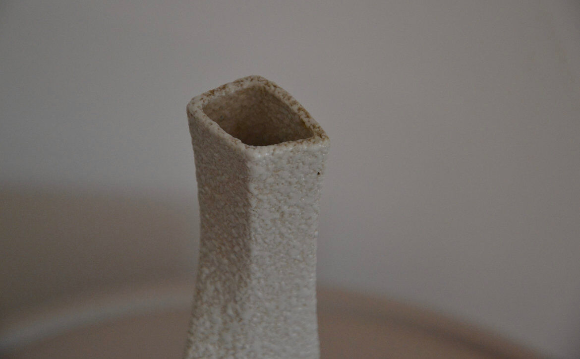 Minimalist design vase signed 1960s